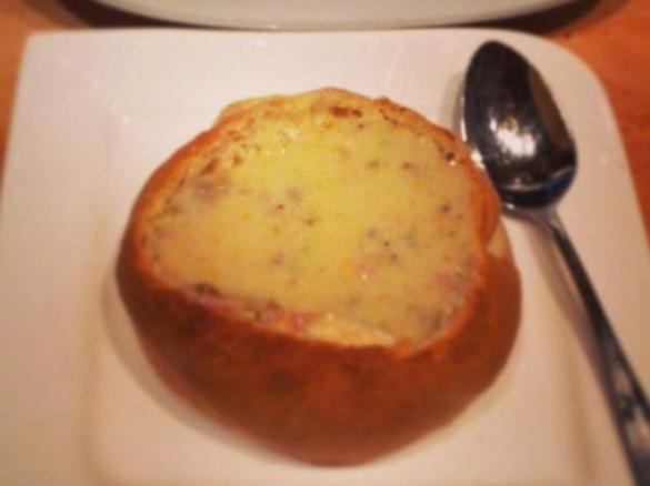 Clam chowder Neuengland Boston style