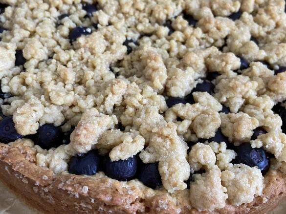 Heidelbeerkuchen mit Streusel