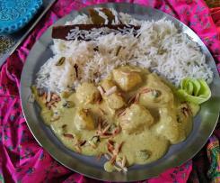Mughlai murgh (indisches Huhn nach Mogul Art)