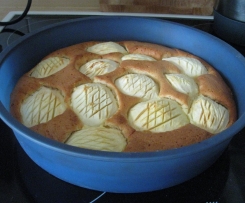 Versunkener Apfelkuchen