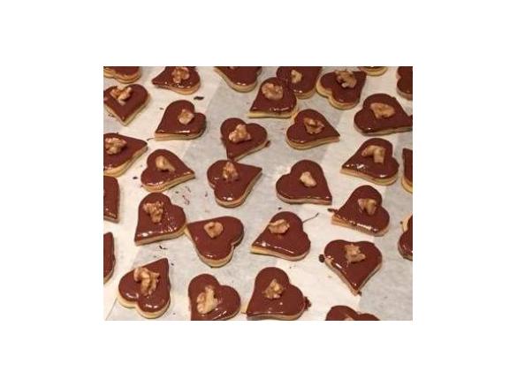 Gefüllte walnussherzen
