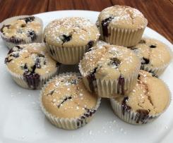vegane Blaubeer Muffins