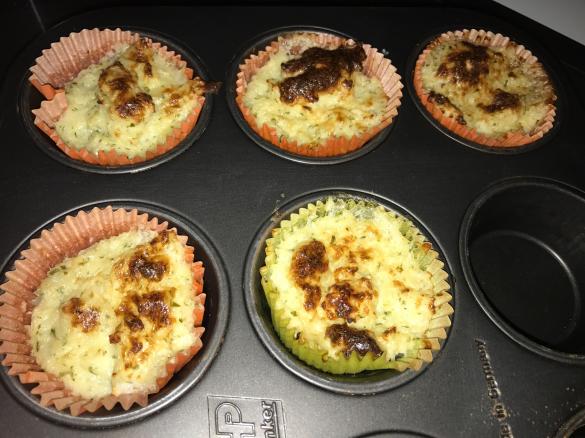 Blumenkohl Muffins Low Carb auch prima für Kinder