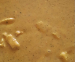 Curry-Kokossuppe mit Hähnchen und Gemüse