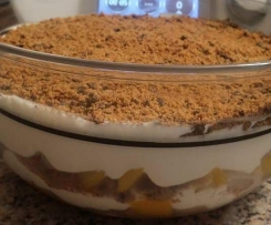 Fruchtcocktail / Cookies Schichtdessert 