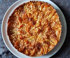 APRIKOSENKUCHEN MIT EI-SAHNE-GUSS