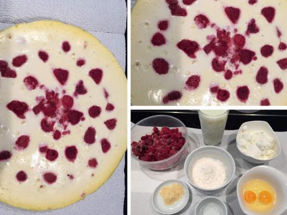 kalorienarmer Himbeer-Käsekuchen (low carb)