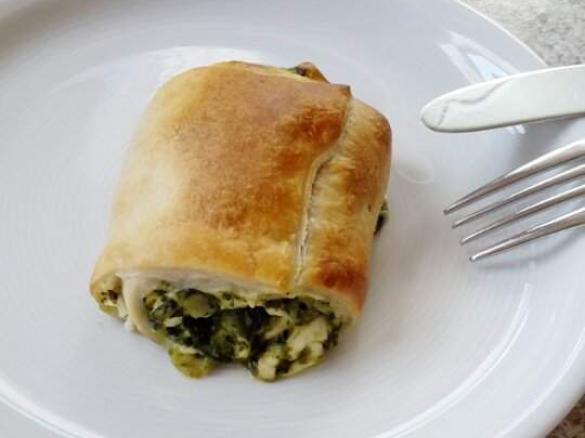 Spinat-Feta-Rolle