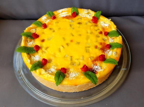 Rhabarber-Schmand-Kuchen