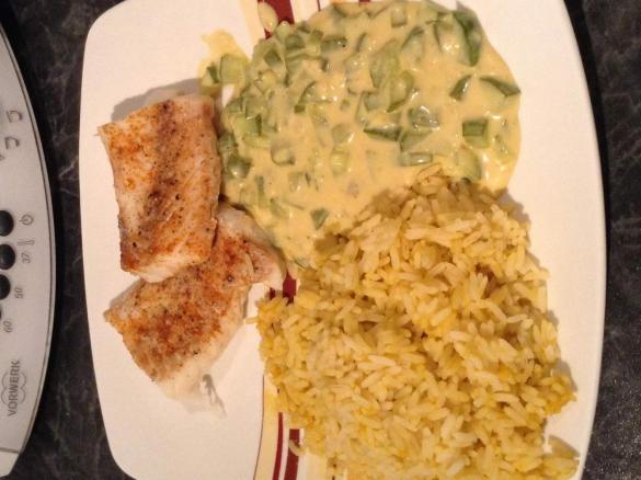 Fischfilet mit Senfsoße ww All-in-one