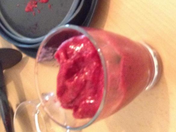 Himbeer-Blaubeer Shake