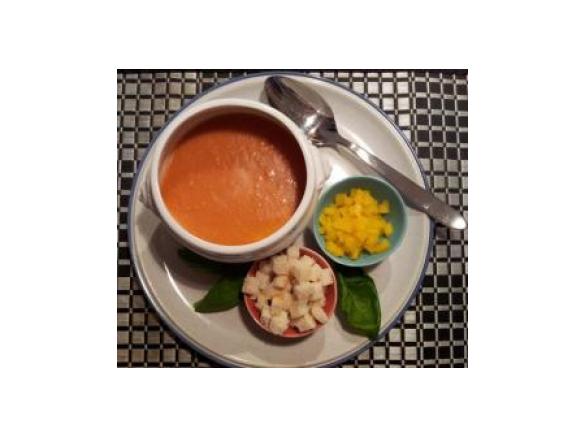 Gazpacho - span. kalte Gemüsesuppe