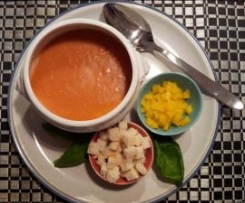 Gazpacho - span. kalte Gemüsesuppe