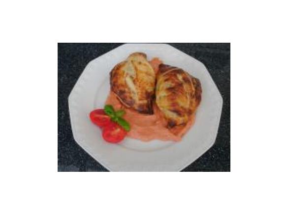 Lachs oder Thunfisch Pirogge an Cocktailsoße - RdT am 8.4.2011