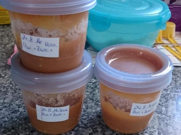 Mirabellen- Zwetschgen Zwieback Brei 