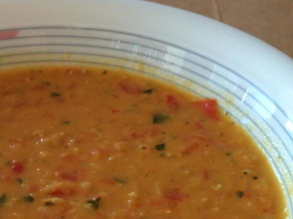 Rote Linsensuppe mit Kokosmilch von Daggi