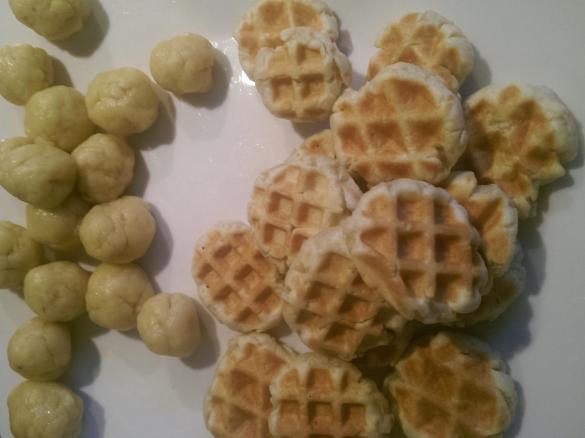 Waffelkekse mit Banane