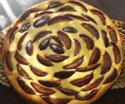 Pflaumen - Käsekuchen