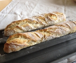 Baguette nach französischem Rezept