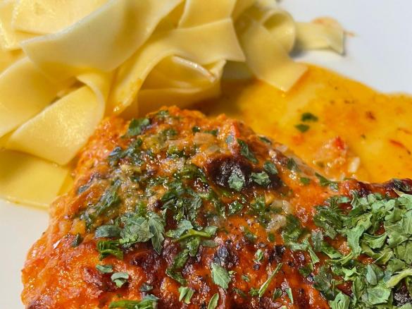 Gorgonzola-Schnitzel