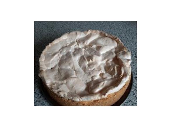 Rhabarberkuchen mit Baiser