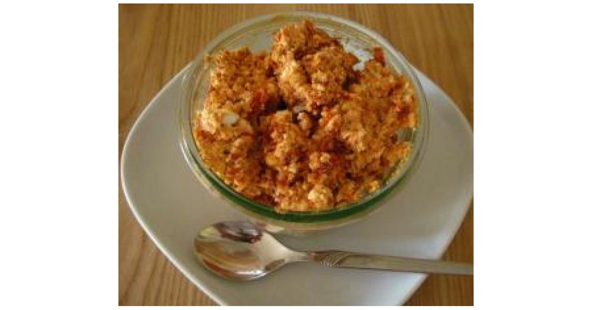 Variation von Aufstrich mit getr. Tomaten und Feta von . Ein Thermomix ...