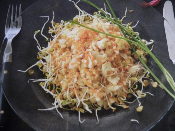 Blumenkohlsalat ROH, VEGAN