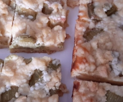 Rabarbersreuselkuchen