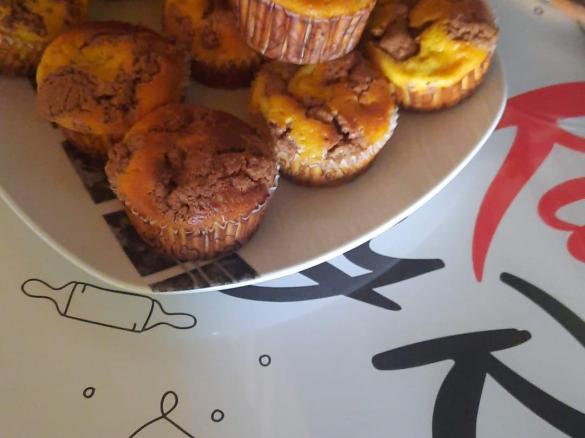 Zupfkuchen Muffins mit Frischkäse (Pur) oder Quark