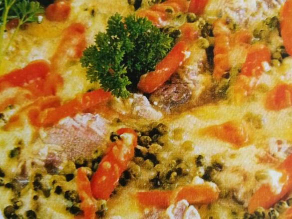 Kartoffelpüreeauflauf mit Filet