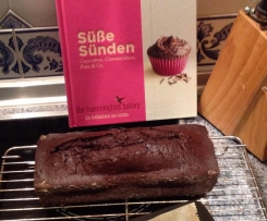 Schokoladenkuchen mit Kaffee
