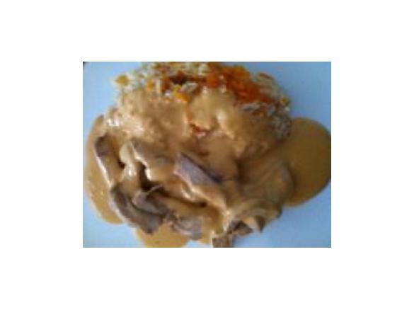 Hähnchengeschnetzeltes mit Erdnuss-Sauce (WW)