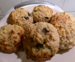 Haferflocken-Schoko-Brötchen