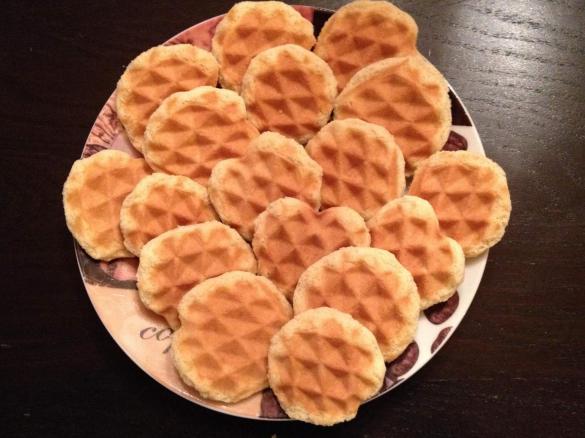 Waffelplätzchen Waffelkekse