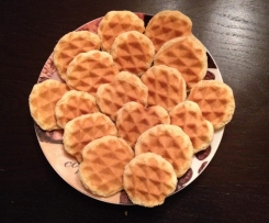 Waffelplätzchen Waffelkekse