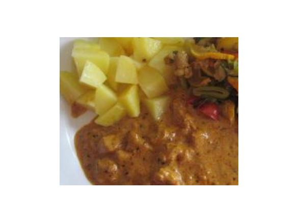 Schnitzeltopf Italienisch mit Kartoffeln und Gemüse