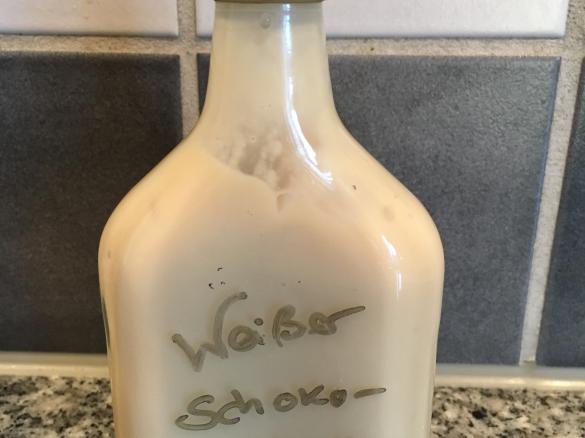 Weißer Schoko-Likör