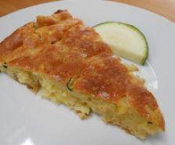 Variation von Kartoffel-Zucchini-Kuchen, vegan