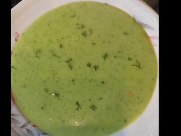 Zucchini/Bleu d'Auvergne Suppe