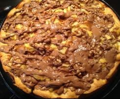 Apfel-Karamell-Walnuss Kuchen