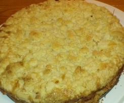 Apfelkuchen mit Schmand und Streuseln