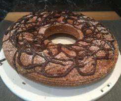 Erdnusskuchen mit einem Twist
