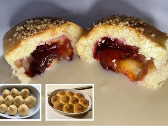 Zwetschgen-Rohrnudeln („Buchteln“)