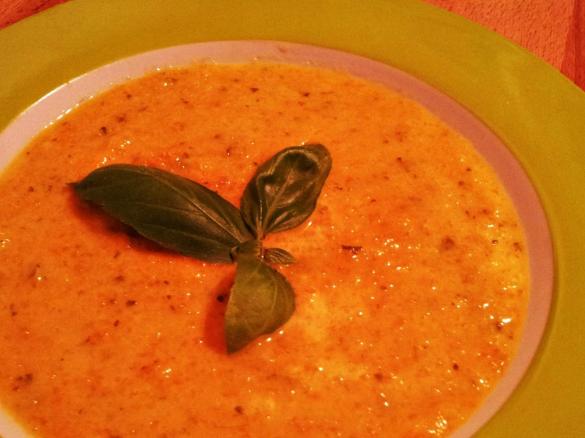 Variation von Milde Möhrensuppe, vegan