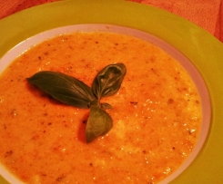 Variation von Milde Möhrensuppe, vegan