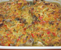 Steaks oder Koteletts mit leckerer Haube