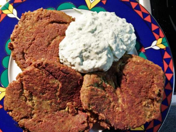 Maronenbratlinge mit Kräuterquark