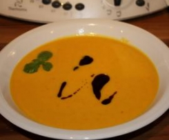Kürbis-Käse-Suppe