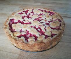 Rote Johannisbeere Pudding Kuchen