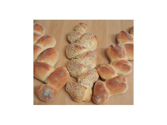 Knusperbaguette in Ährenform